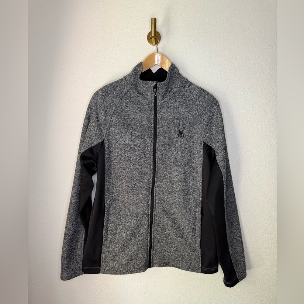 Spyder Gray Fleece Jacket size L